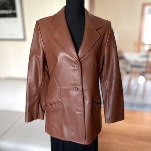 NORDSTROM Genuine Lambskin Leather Jacket - Vintage